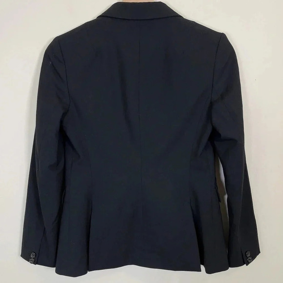 BANANA REPUBLIC | WOOL  BLEND BLACK BLAZER - Picture 15 of 15